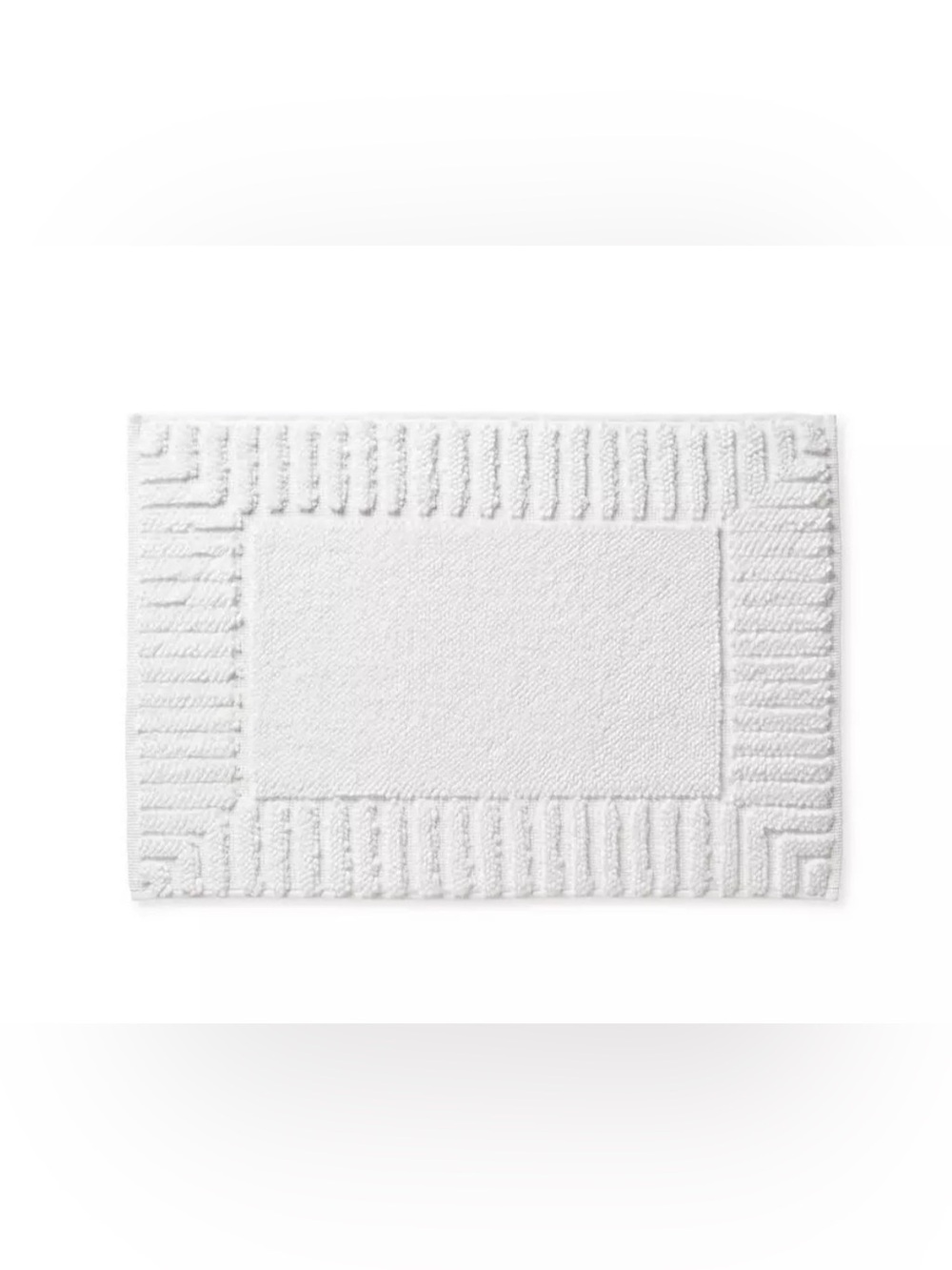 Serena & Lily Guerneville Cotton Bath Mat Smoke 17x24